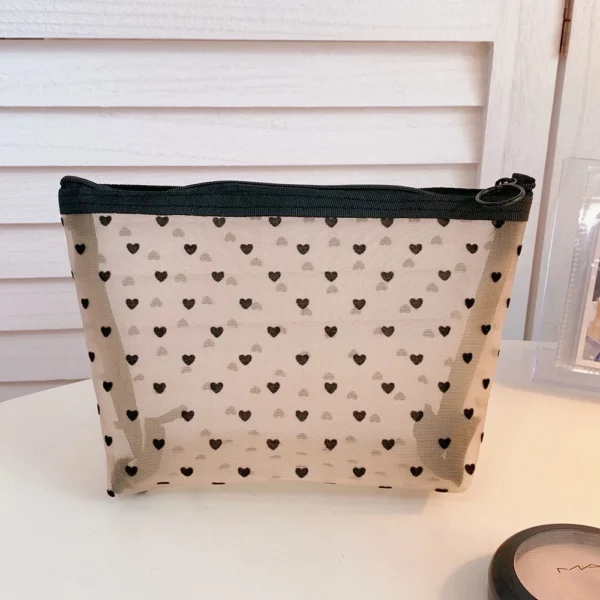 f5b4828eab3aac5f0398bbadf59845f8 Cute Heart Grenadine Cosmetic Bag 3pcs Set