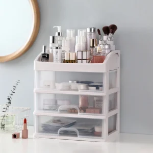 fb959e0ac9de8aae08fd989517ed5d33 3 Layer Makeup Storage Drawer Box