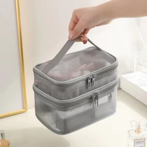 Beauty Street Mesh Makeup Pouch