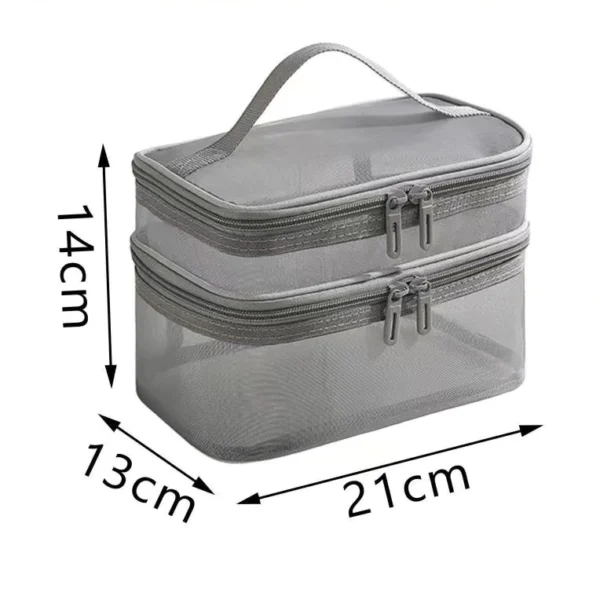 Beauty Street Mesh Makeup Pouch