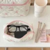 Bow Large Capacity Cosmetic Travel Bag Set