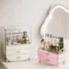 sg-11134201-821f0-mh6zbldnbfux03 Transparent Makeup Storage Box with Drawers