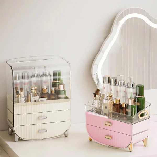 sg-11134201-821f0-mh6zbldnbfux03 Transparent Makeup Storage Box with Drawers